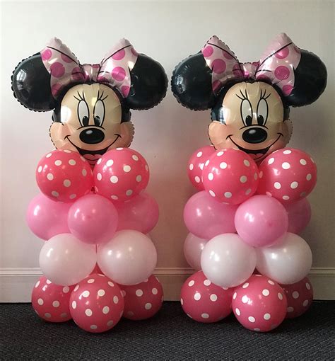 minnie mouse balloon decor|minnie mouse 2nd birthday balloons.